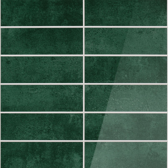selbstklebende Wandfliese Premium Stacked Tiles emerald small image number null